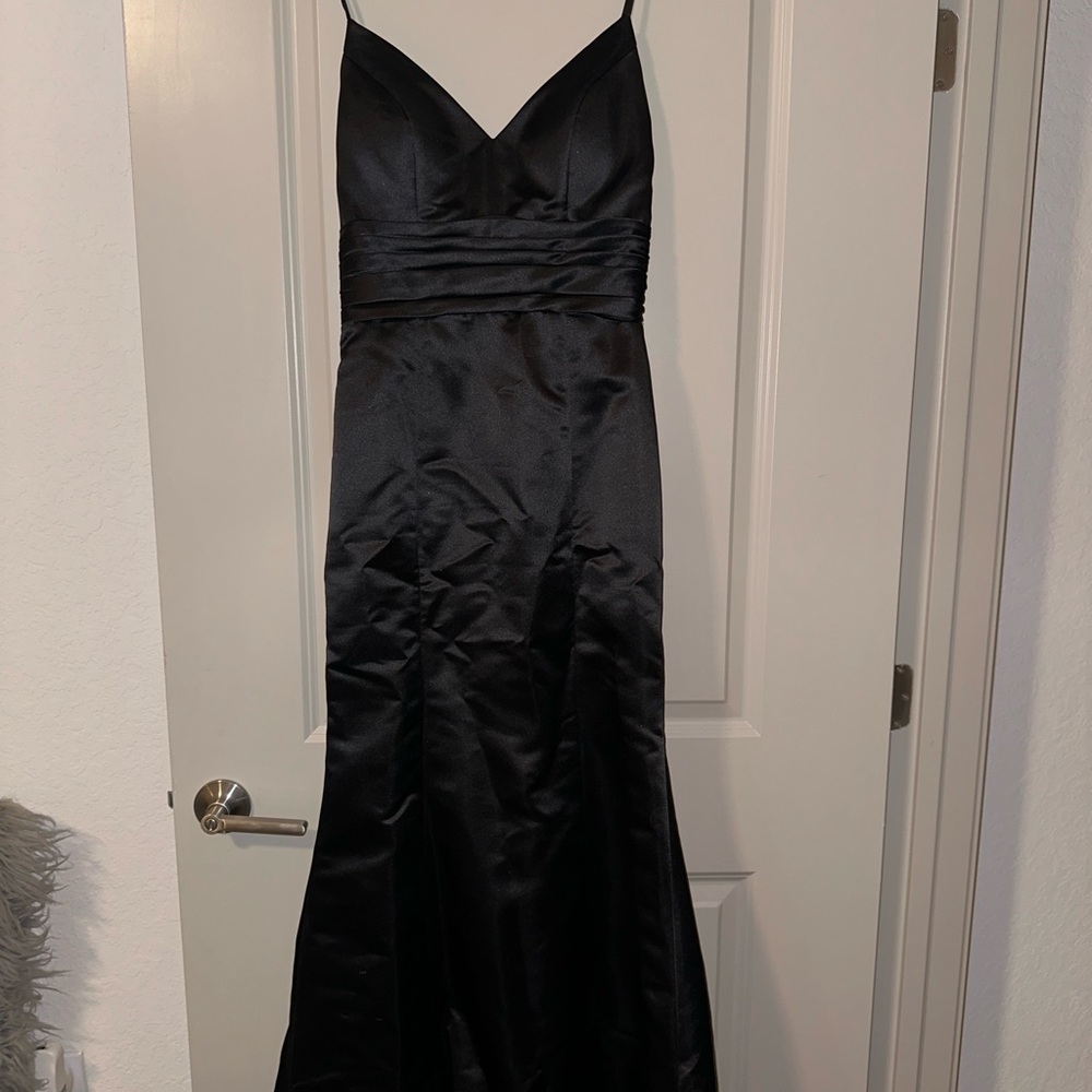 Black bridesmaid dress